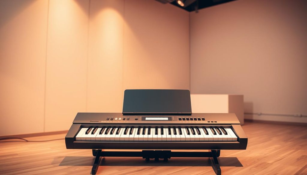 A sleek, modern digital piano stands prominently in the foreground, its keys illuminated by warm, diffused lighting that casts a cozy, inviting atmosphere. Behind it, a minimalist studio setting with clean lines and neutral tones provides a sophisticated backdrop, allowing the instrument to be the focal point. The piano's ergonomic design and polished finish suggest a high-quality, professional-grade model suitable for a range of users, from beginners to seasoned musicians. The overall composition conveys a sense of versatility, highlighting the digital piano's potential to cater to diverse skill levels and musical preferences. A sleek, modern digital piano stands prominently in the foreground, its keys illuminated by warm, diffused lighting that casts a cozy, inviting atmosphere. Behind it, a minimalist studio setting with clean lines and neutral tones provides a sophisticated backdrop, allowing the instrument to be the focal point. The piano's ergonomic design and polished finish suggest a high-quality, professional-grade model suitable for a range of users, from beginners to seasoned musicians. The overall composition conveys a sense of versatility, highlighting the digital piano's potential to cater to diverse skill levels and musical preferences.