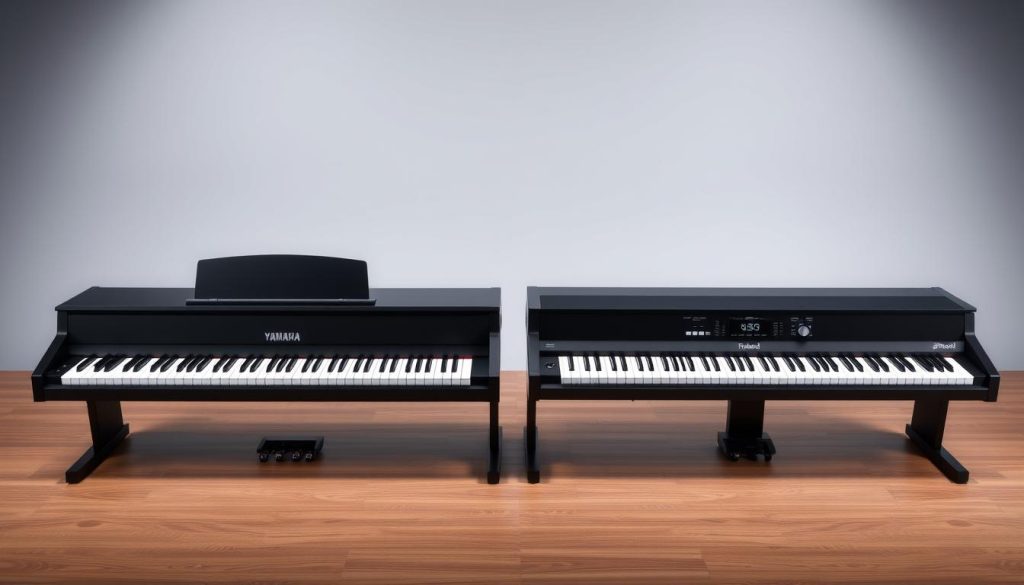 Comparatif Yamaha vs Roland en piano numérique